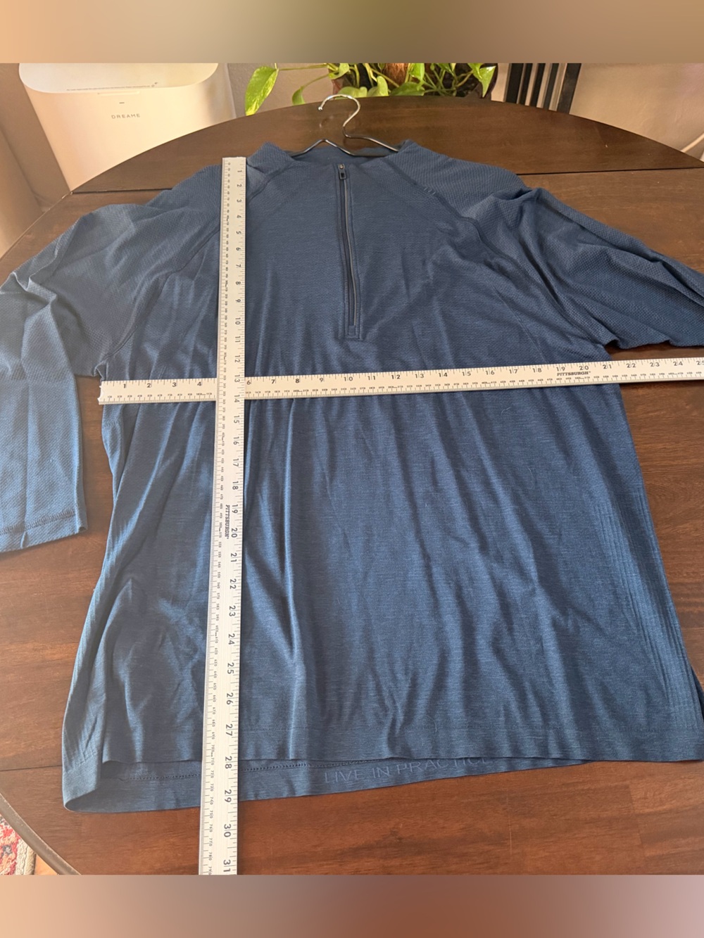 lululemon athletica Long Sleeve Quarter-Zip Tee - Blue